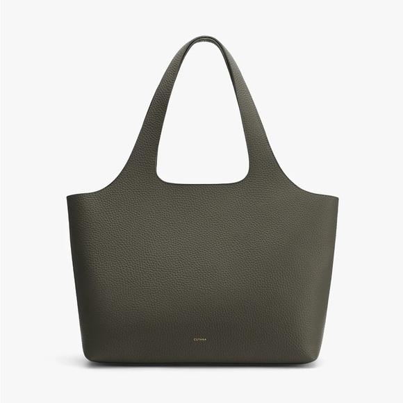 Cuyana Dark Olive 13 Inch System Tote - Picture 2 of 7